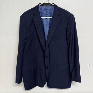 Indochino Mens Size 48R Blue Blazer Sport Coat Wool